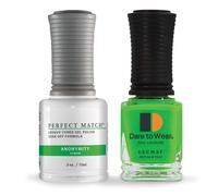 LeChat - Esmalte en gel Perfect Match - Anonymity - Verde con acabado crema - (0.5 onzas) - F?cil aplicaci?n - F?rmula de remojo