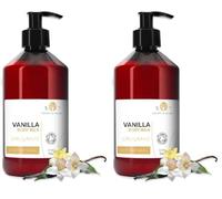 Leche Corporal Orgánica Aroma de Vainilla, 250 ml Experiencia Sensorial Hidratación Profunda Cuidado Diario (Paquete de 2)