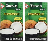 Leche de Coco Aroy-D 17-19% MG. | 2 x 250 ml