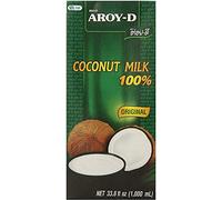 Leche de coco Aroy-D 2 paquetes, sin conservantes 2 paquetes 2 x 1L