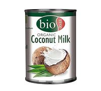 Leche de coco orgánica 400 ml Pack 2 Latas, cremosa 17% grasa, alternativa vegetal para currys, salsas y postres