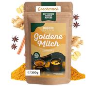 Leche Dorada en polvo (300g) Monte Nativo | Golden Milk | Golden Curcuma Latte | Mezcla de especias ayurvédicas - Cúrcuma, jengibre, canela, cardamomo, regaliz, pimienta negra | Vegan Superfood