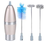Leche eléctrica Frother Batch de acero inoxidable Hacer una batidora de café de espuma Homposición para la cocina Gold de rosa