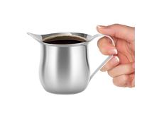 Leche Frother Cup - 3.15x1.97 Pulgadas JUG PARA CAFÉ, Mejora la Presentación Del Café Con Textura, Latte Art Coffee Accesorio Para Cappuccino, Bar, Cocina, Viajes, Del