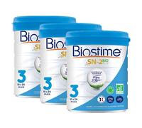 Leche infantil Biostime 3 orgánica 10-36 meses 800 g - Paquete de 3