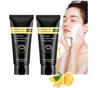 Leche Limpiadora y Aclarante con Niacinamida, Exfoliante Facial Hidratante de Limpieza Profunda, Hidratación Natural, para Limpieza Facial y Control de Grasa