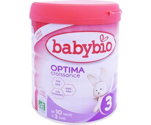 Leche Optima Babybio 3 Ag Bio800 g