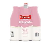 Leche Pascual - Leche Desnatada - Bienestar Animal - Pack 6 x 1,5L - Ideal para niños y adultos, Producto Natural y Saludable