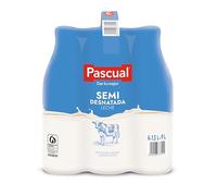 Leche Pascual - Leche Semidesnatada - Bienestar Animal - Pack 6 x 1,5L - Ideal para niños y adultos, Producto Natural y Saludable