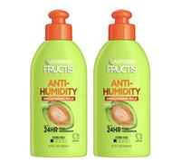 Leche suavizante antihumedad Garnier Fructis Style para todo tipo de cabello liso, 147 ml (paquete de 2)