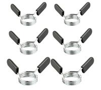 Lechengjia 6 Piezas Abrazaderas para Mancuernas,25/28/30 Mm De DiáMetro Collares De Resorte, Abrazaderas Pinza De Resorte Mancuerna, Pinza De Resorte Mancuerna para Pesas,Barras, Gimnasio