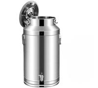 Lechera Acero Inoxidable Grande Lata de Leche Acero Inoxidable jarra con tapa transporte Cubo para Transportar Leche,para almacenar líquidos y sólidos,capacity-28Liters