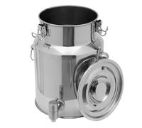 lechera acero inoxidable pequeña Lata de Leche Acero Inoxidable jarra con tapa transporte Cubo para Vino/Recipiente para lácteos/bidón de Leche/Jarra con Tapa Sell,capacity-35Liters