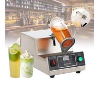 Lechera eléctrica con brazo inclinado de 45° y temporizador de 180 segundos, pantalla digital para restaurantes, cafeterías