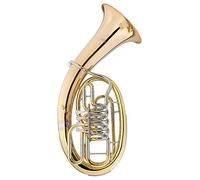 Lechgold BH-19/4L Barítono - de latón - afinación: Bb - calibre: 14,8 mm - 4 válvulas rotativas con articulaciones Minibal - incluye estuche ligero - lacado