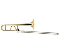 Lechgold QP-17GL Trombón Cuarto Latón Dorado, Modelo: QP-17GL, Calibre: 13
