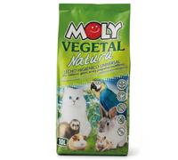 Lecho higiénico Moly 10 L | Pellet de madera para gato, conejo, cobaya y hámster.