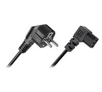 Lechpol Accesorios Marca Modelo Cable de alimentación de Red para computadora Angular