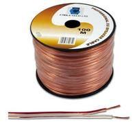 Lechpol Accesorios Marca Modelo KAB0325 Cable de Altavoz de 2.5 mm (Rollo de 100 m)
