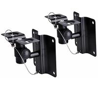 LECHPOL Altavoces y Micrófonos Marca Modelo Mango de Pared de Metal UC0004 Debajo del Altavoz KSWB4 (2 Piezas) 10kg MAX