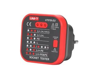 Lechpol Probador de zócalo de red con función de verificación RCD UNI-T UT07B-EU marca