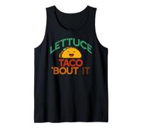 LECHUCE Taco 'Bout IT Funny Pun Meme Hablemos Tacos Camiseta sin Mangas
