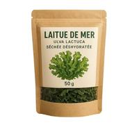 Lechuga de Mar Seca - Alga Verde Culinaria - Ulva lactuca - Frescura Marina en Bolsa Kraft