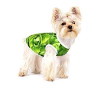 Lechuga Romana Fresca,Camiseta de algodón sin Mangas para Mascotas, Chaleco Transpirable, Suave y elástico para Cachorros,S