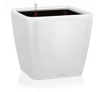Lechuza 16120 - Maceta Quadro Premium 21 LS Kit Completo, Color Blanco (21 x 21 x 20)