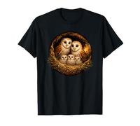Lechuza común pájaro observador de Aves Primavera Ave Rapaces búho Camiseta