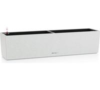 Lechuza Jardinera "Balconera Stone 80" - Blanco cuarzo