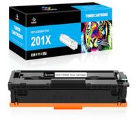 LeciRoba 201X CF400X para HP 201X 201A CF400X CF400A CF401X CF401A CF402X CF402A CF403X CF403A Toner Cartridges para HP Color Laserjet Pro M252dw M252n, MFP M277dw M277 M274n M277c6 M277n (1- Negro)