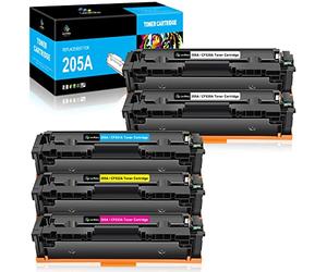 LeciRoba 205A - Tóner para HP CF530A CF531A CF532A CF533A, Color LaserJet Pro MFP M180 M180n M180nw M180fw M181 M181n M181n M181fw M154A M154NW (5 unidades)