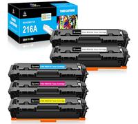 LeciRoba 216A Tóner Cartuchos para HP Color LaserJet Pro MFP M183fw M182nw M182n, M155a M155nw Impresoras (paquete de 5)