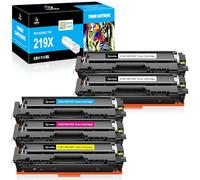 LeciRoba 219X para HP W2190X 219A W2190A tóner para HP Color Laserjet Pro MFP 3302FDW 3302SDW 3302FDN 3302FDNG 3302FDWG 3302SDWG Color Laserjet Pro 3202DN 3202D W (con Chip, 5 Paquete)