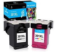 LeciRoba 301 XL de repuesto para HP 301 cartuchos de impresora Multipack y HP 301 XL para HP Deskjet 1000 1050A 1510 2050 2540 2544 3050 HP Envy 4500 4504 5530 HP OfficeJet 2620 26220 26220 2 463 0