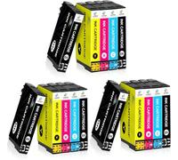 LeciRoba 405xl Cartuchos Epson 405 Multipack para Workforce Pro WF-3820DWF 3825DWF 4820DWF 4825DWF 4830DTWF WF-7310DTW 7830DTWF 7835DTWF 7840DTWF (Pack de 15)