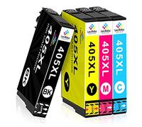 LeciRoba 405xl para Cartucho Epson 405xl y Cartuchos Tinta Epson 405 de Epson Workforce Pro WF-3820DWF WF-3825DWF WF-4820DWF WF-4825DWF WF-4830DTWF WF-7830DTWF WF-7835DTWF WF-7840DTWF (4pack)