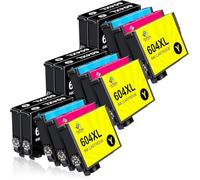 LeciRoba 604XL para cartuchos Epson 604 y 604XL Multipack para Expression Home WF-2910DWF WF-2930DWF WF-2935DWF WF-2950DWF Impresoras (15 PK)