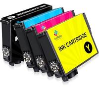 LeciRoba 604xl para Epson 604 cartuchos y Epson 604xl Multipack para Epson Expression Home XP-2200 XP-2205 XP-3200 XP-3205 XP-4200 XP-4205 WF-2910DWF WF-2930DWF WF-2935DWF WF-2950DWF Impresora (4 PK