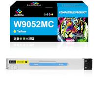 LeciRoba Cartucho de tóner amarillo remanufacturado W9050MC de alto rendimiento para HP W9052MC para impresora HP Color Managed MFP E87640Z E87650Z E87660 (amarillo, 52000 páginas, 1 paquete)