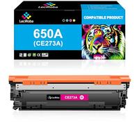 LeciRoba Cartucho de tóner magenta 650A CE273A para impresora HP 650A CE272A para HP Laserjet Enterprise CP5525 CP5525 CP5525dn CP5525n CP5525xh M750 M750dn M750n M750xh (magenta, 1 unidad)