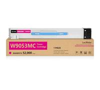 LeciRoba Cartucho de tóner remanufacturado W9050MC magenta de alto rendimiento para HP W9053MC para impresora HP Color Managed MFP E87640Z E87650Z E87660 (magenta, 52000 páginas, 1 paquete)