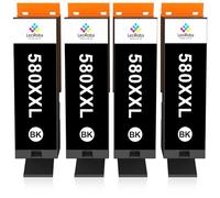 LeciRoba Cartuchos 580XXL 581 XXL para Canon PGI-580 CLI-581 - Multipack Compatible con TR7500 TR8500 TS6100 TS6200 TS6300 TS700 TS8200 TS8350