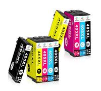 LeciRoba Cartuchos de tinta 405xl para Epson 405 y Workforce Pro WF-3820DWF 3825DWF 4820DWF 4825DWF 4830DTWF WF-7310DTW WF-7830DTWF 7835DTWF 7840DTWF