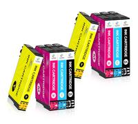 LeciRoba - Cartuchos de tinta para Workforce Pro WF-3820DWF 3825DWF 4820DWF 4825DWF 4830DTWF WF-7310DTW WF-7830DTWF 7835DTWF 7840DTWF 7840DTWF