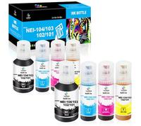 LeciRoba NEI-104/103/102/101 para epson Número de modelo 104 103 102 101 Use with ET-2710 ET-2711 ET-2712 ET-2714 ET-2715 ET-2720 ET-2721 ET-2721 ET-2721 6 ET-2 810 2815 2820 2821 2825 2826 4700 4800