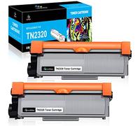 LeciRoba TN2320 para Brother TN2320 TN-2320 Toner , por Brother MFC-L2700DN L2720DW HL-L2340DW L2365DW L2360DN L2300D L2500D L2520DW (2-Negro)