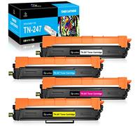 LeciRoba TN247 Tóner para Toner TN247 TN243 Brother para Brother DCP-L3550CDW DCP-L3510CDW HL-L3210CW HL-L3230CDN HL-L3230CDW HL-L3270CDW MFC-L3710CW MFC-L3730CDN MFC-L3750CDW L3770CDW (4 Paquetes)