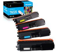 LeciRoba TN326 Tóner para Brother TN326 TN321 para Brother HL-L8250CDW HL-L8250CDN HL-L8350CDW HL-L8350CDWT MFC-L8600CDW MFC-L8650CDW MFC-L8850CDW DCP-L8400CDN DCP-L84550CDN 0CDW (4) - Paquete)